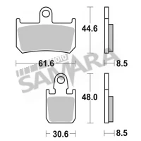 Τακάκια εμπρός για YAMAHA YZF 1000R1 / ABS / MT 01 SBS RACING SET