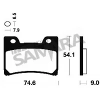 Τακάκια εμπρός για YAMAHA FZR 600R / 1000 EXUP BENDIX MF165 FA182