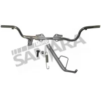 Βάση μαρσπιέ οδηγού για HONDA ASTREA GRAND C100 χρώμιο