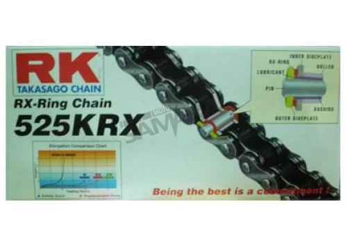 Αλυσίδα RK 525KRX-124L RX-RING