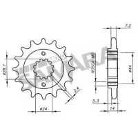 Γρανάζια κίνησης για HONDA XRV 750 VAZ