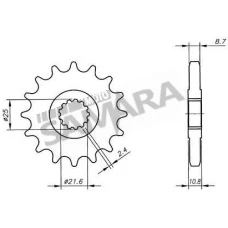 Γρανάζια κίνησης για YAMAHA YZF 750R VAZ