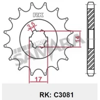 Γρανάζια κίνησης για KAWASAKI KAZE-R 115 RK