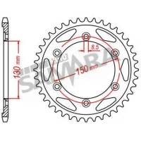 Γρανάζια τροχού για HONDA VFR 400R VAZ