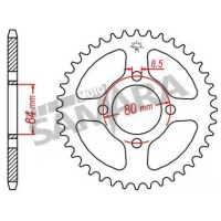 Γρανάζια τροχού για YAMAHA CRYPTON 105/115 / CRYPTON-X 135 RK