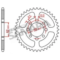 Γρανάζια τροχού για KAWASAKI KAZE-R 115 / SUZUKI FX 125