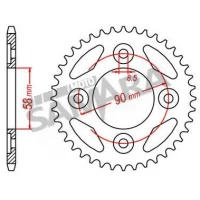 Γρανάζια τροχού για HONDA ANF 125 INNOVA / WAVE 110i