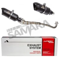 Εξάτμιση για HONDA INNOVA / WAVE / GRAND-X EFI μαύρη APIDO