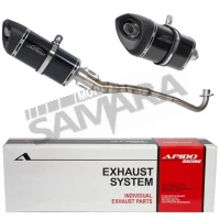 Εξάτμιση για HONDA INNOVA / WAVE / GRAND-X EFI μαύρη APIDO