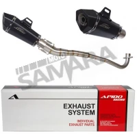 Εξάτμιση για HONDA INNOVA / WAVE / GRAND-X EFI μαύρη APIDO