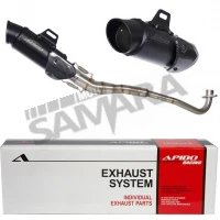 Εξάτμιση για HONDA INNOVA / WAVE / GRAND-X EFI μαύρη APIDO