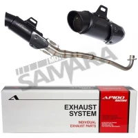 Εξάτμιση για HONDA SUPRA-X 125 μαύρη APIDO