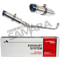 Εξάτμιση για YAMAHA CRYPTON-R 105/115 ασημί APIDO