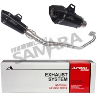 Εξάτμιση για YAMAHA CRYPTON-X 135 μαύρη APIDO