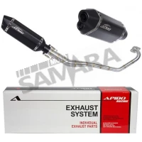 Εξάτμιση για YAMAHA CRYPTON-X 135 μαύρη APIDO