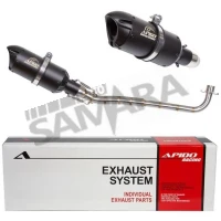 Εξάτμιση για YAMAHA CRYPTON-R 105/115 μαύρη APIDO