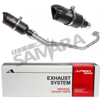 Εξάτμιση για YAMAHA CRYPTON-X 135 μαύρη APIDO