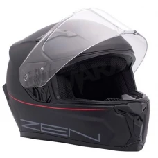 Κράνος κλειστό ZEN ZN-820 μαύρο-κόκκινο ματ