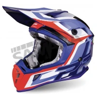 Κράνος mx/enduro PROGRIP μπλε-κόκκινο