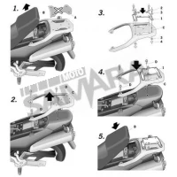 Σχάρες πλαϊνών βαλιτσών για SUZUKI DL 1000 V-STROM '02-'04 SHAD