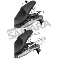 Σχάρα βαλίτσας για HONDA CB 600F HORNET '07 SHAD