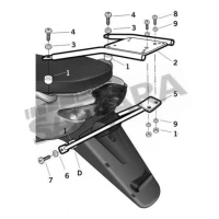 Σχάρα βαλίτσας για YAMAHA NEO'S 50/125 SHAD