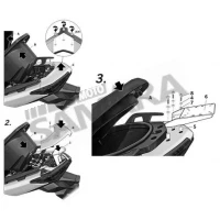 Σχάρα βαλίτσας για YAMAHA X-MAX 125/250/400 SHAD