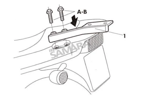 Σχάρα βαλίτσας για YAMAHA MT-03 SHAD