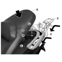 Σχάρα βαλίτσας για YAMAHA X-CITY 250 SHAD
