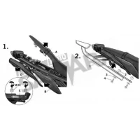 Σχάρα βαλίτσας για YAMAHA MT-09 STREET RALLY SHAD