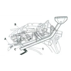 Σχάρα βαλίτσας για SUZUKI GSX 600F SHAD