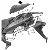 Σχάρα βαλίτσας για KAWASAKI Z 750 SHAD