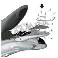 Σχάρα βαλίτσας για PIAGGIO LIBERTY 125 '05 SHAD
