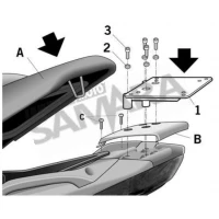 Σχάρα βαλίτσας για GILERA NEXUS 125/500 SHAD