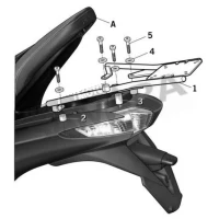 Σχάρα βαλίτσας για PIAGGIO MP3 125/300 SHAD
