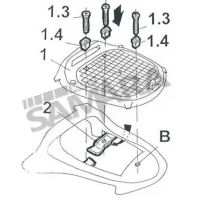 Σχάρα βαλίτσας για APRILIA SCARABEO 50 SHAD
