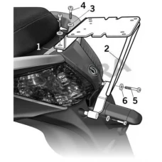 Σχάρα βαλίτσας για KYMCO DTX 125/360 SHAD